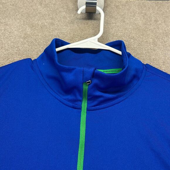 Ralph Lauren Polo Sport 1/4 Zip Pullover Men's 2XL Sapphire Blue Thermo Vent NEW - Picture 5 of 14